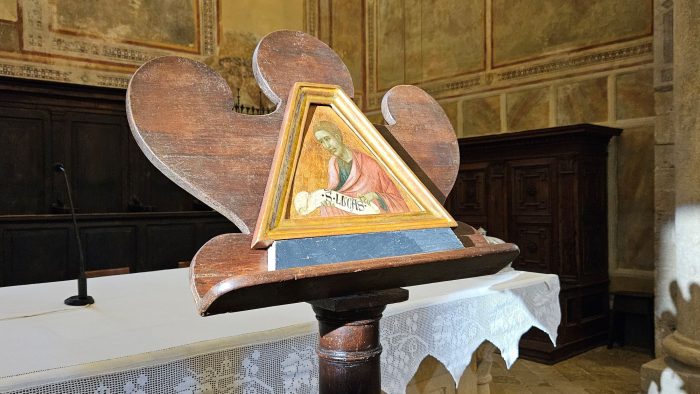 Pienza, dal 19 settembre, nel Museo diocesano, in mostra il "San Luca" di Pietro Lorenzetti