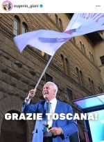Elezioni regionali, Eugenio Giani: "Sono emozionato. Grazie Toscana!". Il Governatore uscente si prepara al bis