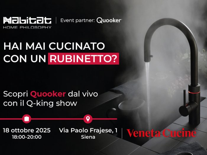 Cucinare con un rubinetto: cooking show a Siena