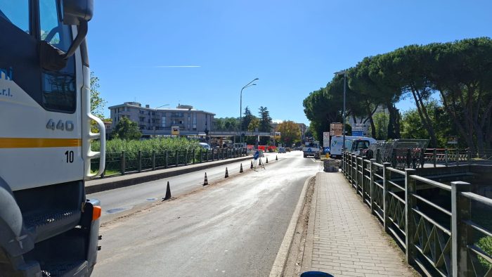 Poggibonsi, proseguono i lavori di manutenzione straordinaria del ponte in viale Marconi