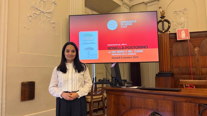 UniSi, Rosella Postorino presenta il suo Nervi nel cuore. Memoriale per il presente: "Siena è dentro di me, qui sono rinata una seconda volta"