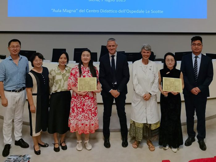 Accordi di collaborazione in ambito formativo tra Aou Senese e due ospedali della Repubblica Popolare Cinese
