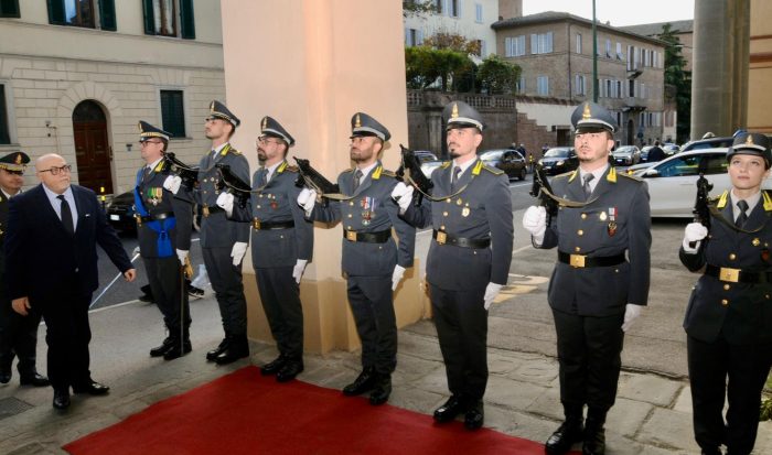 Visita del Prefetto Romeo alla Sede del Comando Provinciale della Guardia di Finanza di Siena