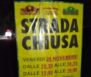 La frazione di Radi “bloccata” dal Rally del Brunello: la protesta dei residenti esasperati
