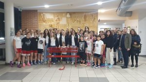 Costone Fides 1904, una panchina rossa al PalaOrlandi per dire “no” alla violenza sulle donne