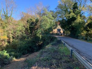 Casciano di Murlo, bonifica sul fosso dell'Infernaccio