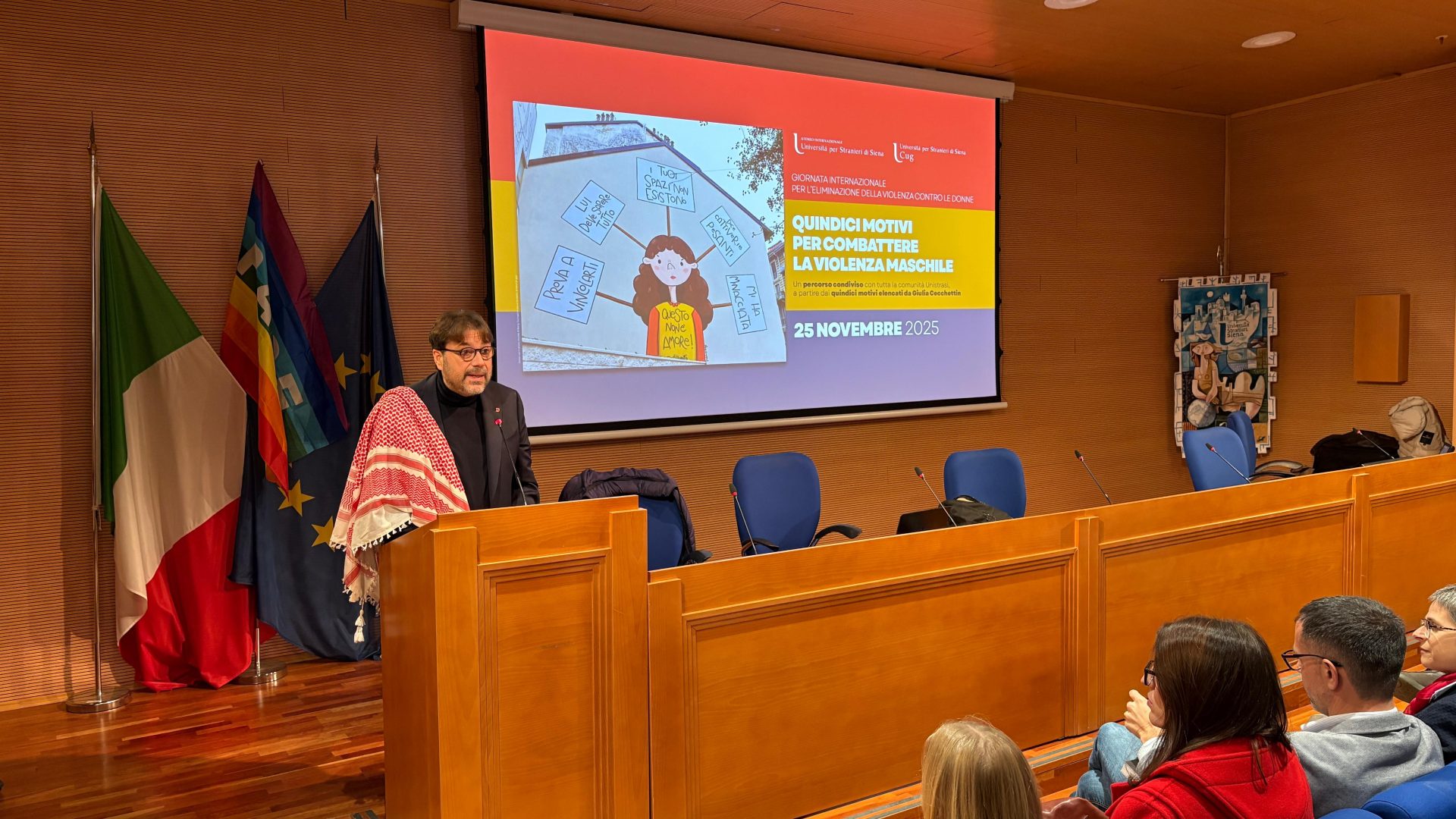 “Quindici motivi per combattere la violenza maschile contro le donne”: UniStraSi celebra le parole di Giulia Cecchettin e la musica di Ornella Vanoni