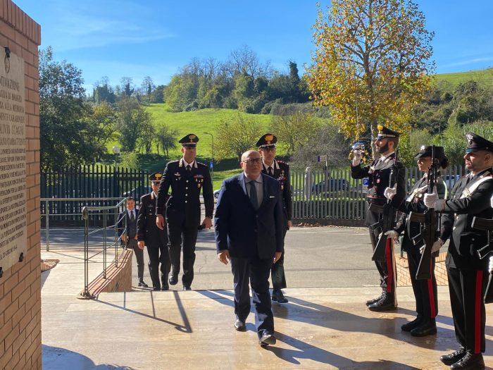 Siena, il Prefetto Romeo in visita al Comando Provinciale dei Carabinieri
