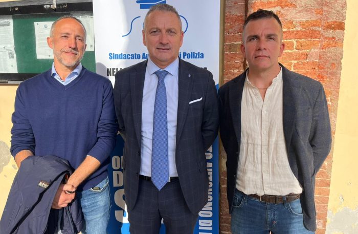 Paoloni (Sap) in visita alla Questura di Siena: “Servono interventi urgenti per dignità e sicurezza degli agenti”