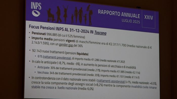 Il rapporto Inps all'Università di Siena: sedici milioni di pensionati, ma il sistema regge