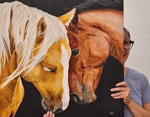 Siena, in mostra gli “sguardi” dipinti di Ilaria Carletti