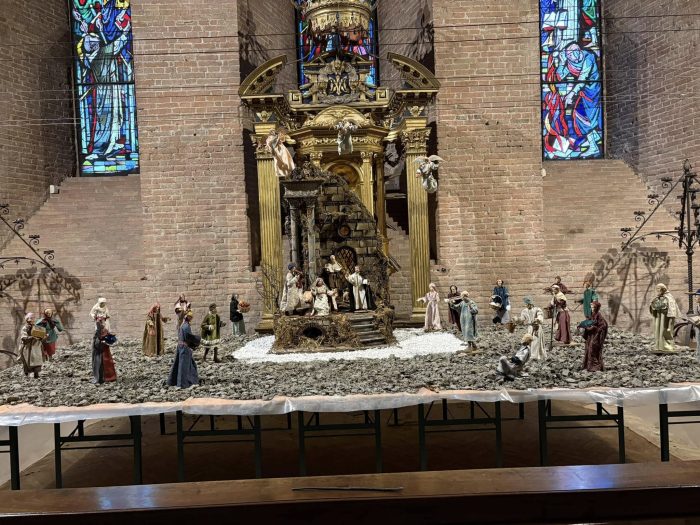Siena, alla Basilica di San Domenico un presepe identitario