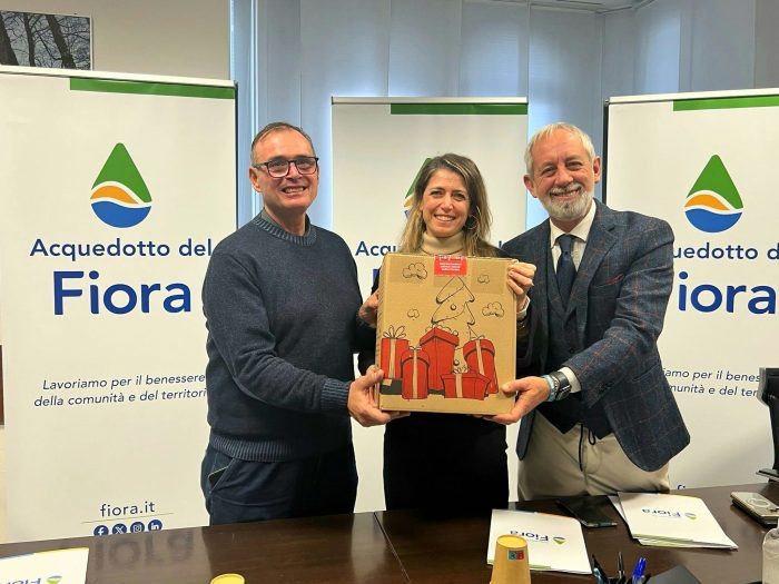 Acquedotto del Fiora sceglie l&rsquo;EcoNatale: un regalo solidale per oltre 450 dipendenti
