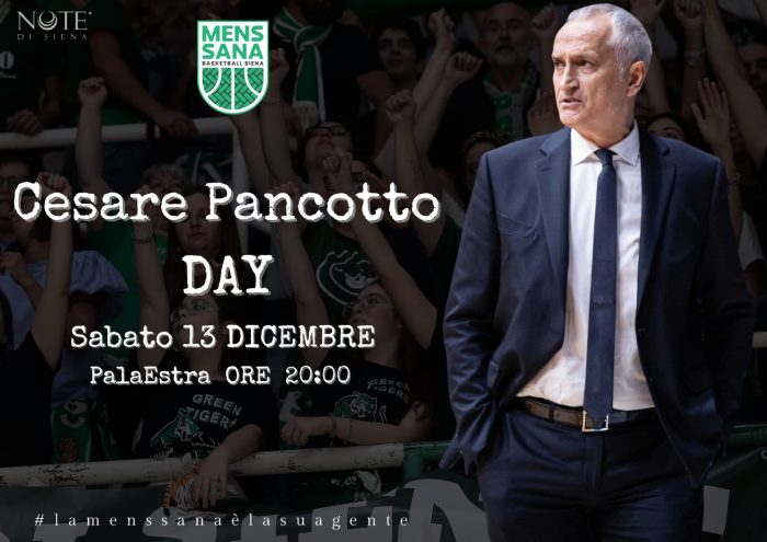 Mens Sana Basketball, sabato 13 dicembre il Cesare Pancotto Day