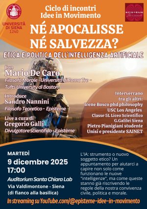 &ldquo;N&egrave; apocalisse n&egrave; salvezza?&rdquo;: Al Santa Chiara Lab si discute di etica e politica dell&rsquo;intelligenza artificiale
