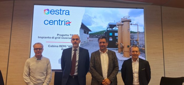 Estra: il primo impianto di grid reverse flow per biometano in Italia entra ufficialmente in esercizio regolare