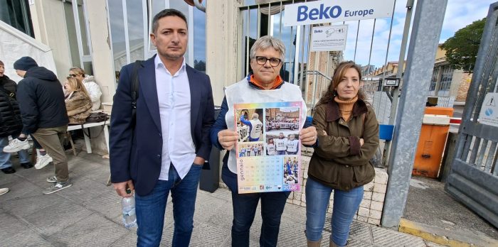 Beko Siena, un calendario 2026 a sostegno del presidio dei lavoratori