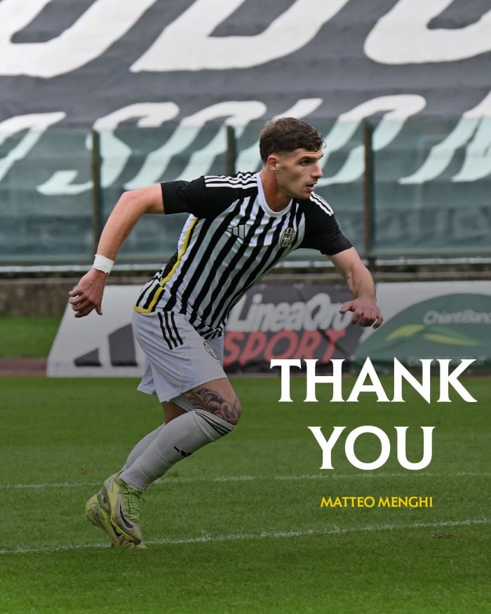 Siena FC, Matteo Menghi saluta la societ&agrave; bianconera