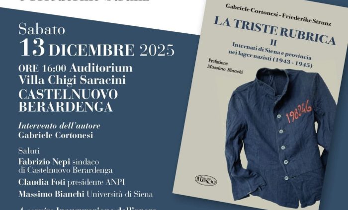 "La triste rubrica", il memoriale degli internati di Siena e provincia nei lager nazisti durante la II Guerra Mondiale