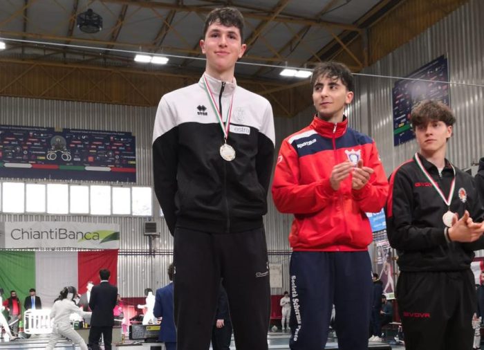 Cus Siena Scherma: seconda prova di qualificazione regionale U17, argento per Tommaso Russo