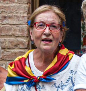 Chiocciola e Siena in lutto, addio a Anna Maria Baldi Martinelli