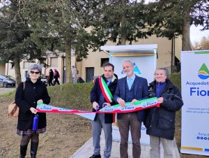 Acquedotto del Fiora, inaugurata la nuova casina dell'acqua a Cetona