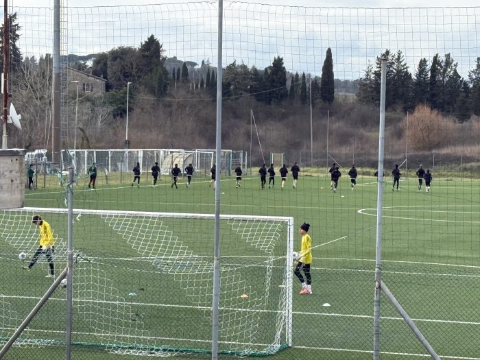 Siena Fc, primo allenamento senza Bellazzini