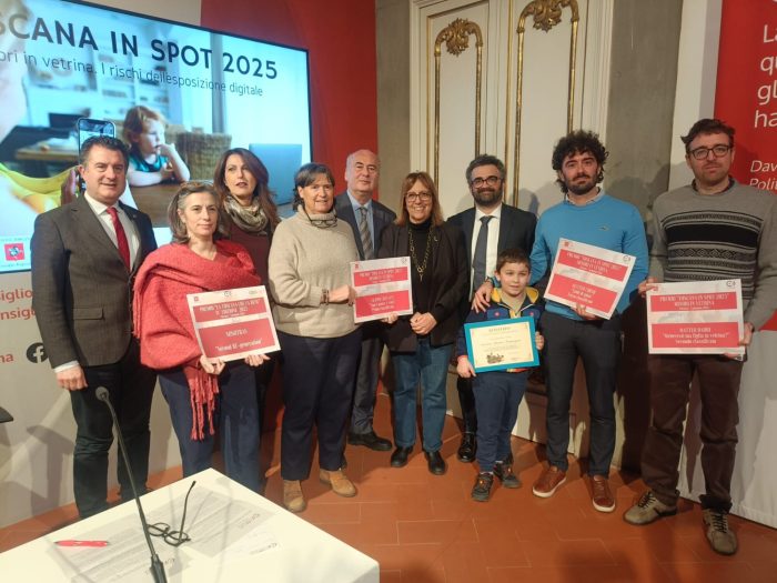 Corecom Toscana, premiati i vincitori dei bandi 2025: comunicazione sociale e tutela dei minori al centro