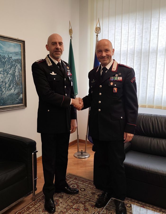 Congedo del Luogotenente Roberto Leacche, il saluto dell'Arma dei Carabinieri di Siena