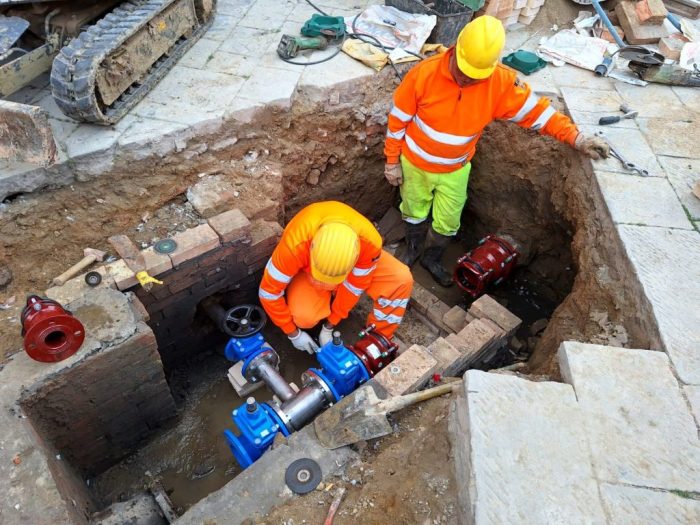 Acquedotto del Fiora, concluso anche il penultimo tratto per il rinnovamento dell&rsquo;anello di Piazza del Campo