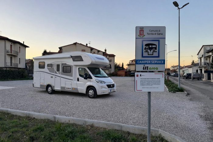 Torrita di Siena, ultimata la nuova area camper in via Arno