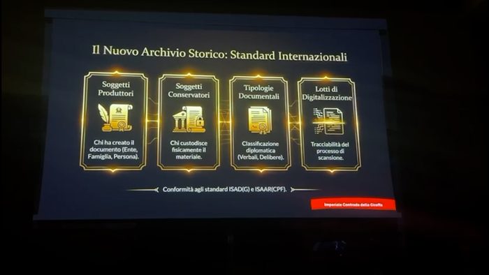 Siena: la Giraffa presenta il suo nuovo archivio digitale