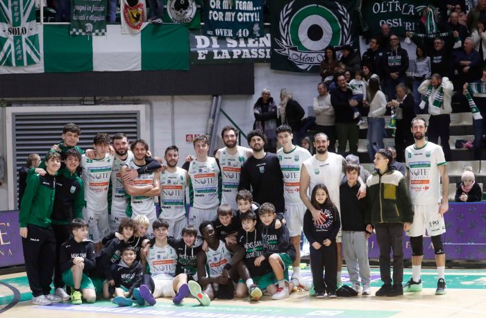 Basket, la Note di Siena Mens Sana batte GranTorino 76-64