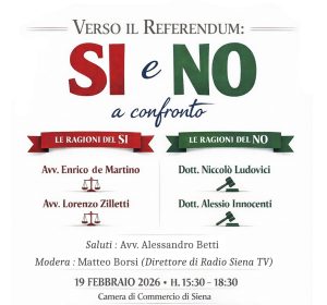 Referendum, a Siena incontro Aiga: s&igrave; e no a confronto sulla separazione delle carriere