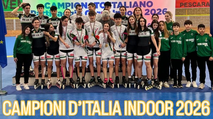 Mens Sana Pattinaggio Corsa: biancoverdi ancora sul tetto d&rsquo;Italia