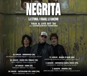 Vivi Fortezza, il 29 di luglio arrivano i Negrita