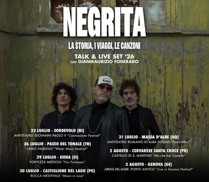 Vivi Fortezza, il 29 di luglio arrivano i Negrita