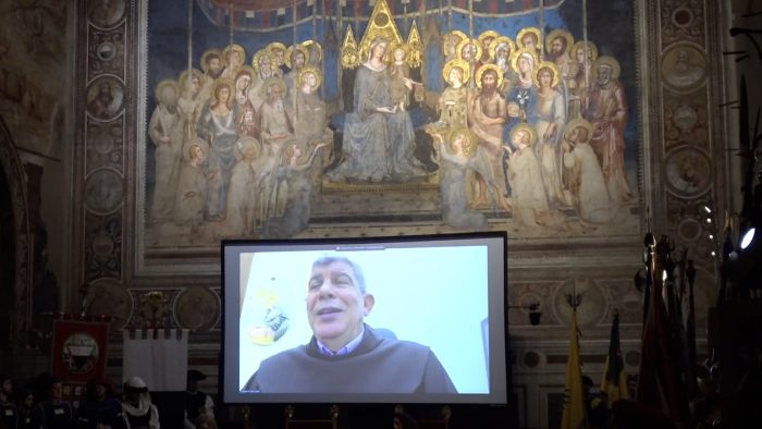 Capodanno Senese, la lectio di Faltas dalla Terra Santa: "A Gaza si muore mentre si chiede la vita"