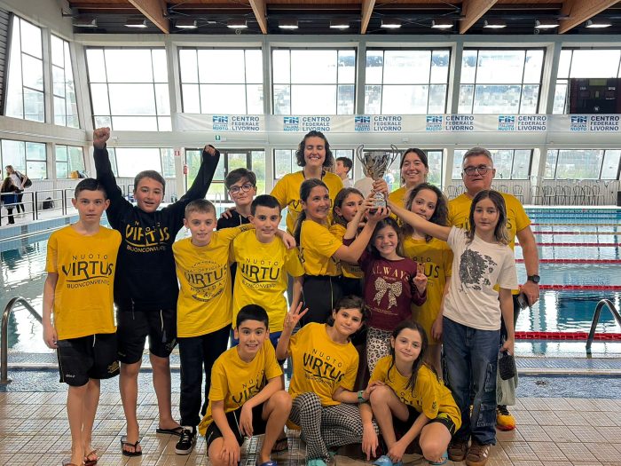 Nuoto: ottima prova degli Esordienti B della Virtus Buonconvento nel campionato a squadre