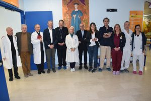 Scotte Siena, il Cardinale Augusto Paolo Lojudice in visita al Dipartimento della Donna e dei Bambini