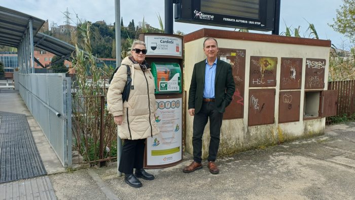 Siena, inaugurato il nuovo Dae in viale Lombardi