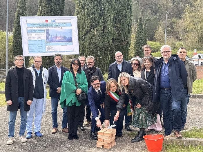 Ospedale di Campostaggia, consegnato il cantiere per la nuova camera ardente