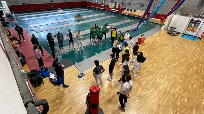 Il Cus Siena ha accolto la Nazionale giovanile di pentathlon moderno