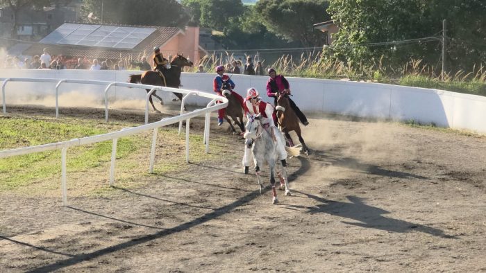 Palio di Bomarzo: vince Croci con il grigio Caveau montato da Diego Minucci