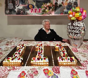 Monteroni d'Arbia, grande festa per i 111 anni di Nella Faleri