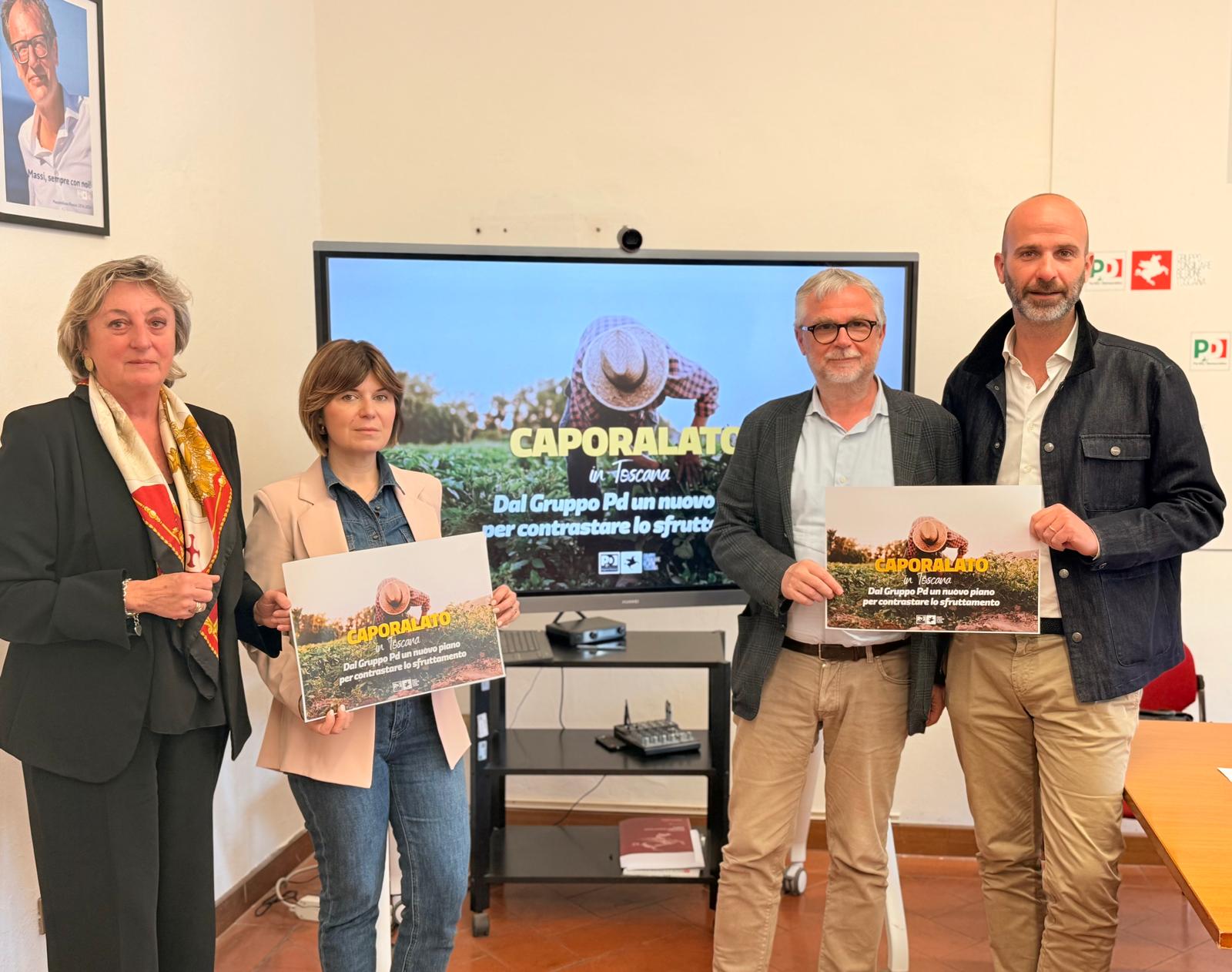 Caporalato in agricoltura, dal Gruppo Pd un piano per rafforzare gli interventi