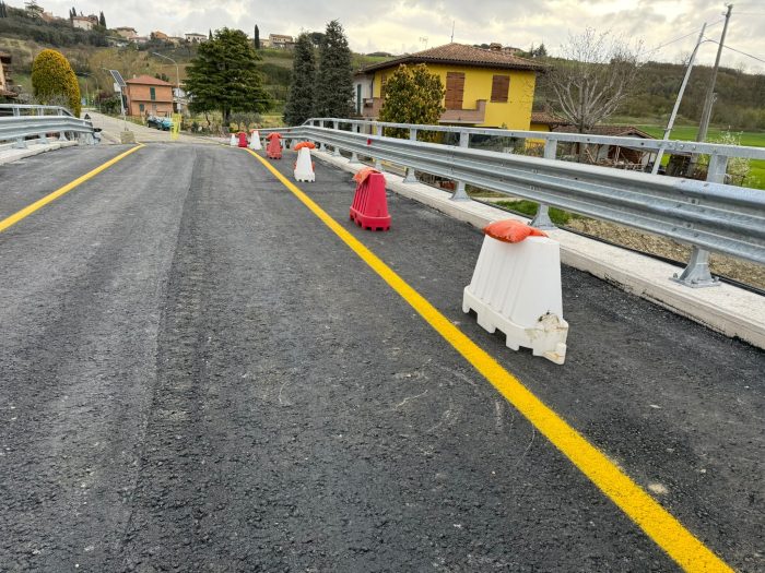 Montepulciano, collaudo del Ponte sul Canale Maestro della Chiana a Valiano