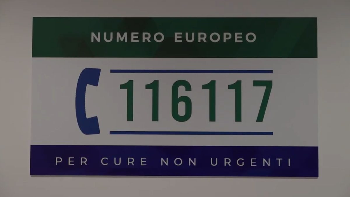 Sanit&agrave;, i numeri degli accessi al 116 117 per le cure non urgenti