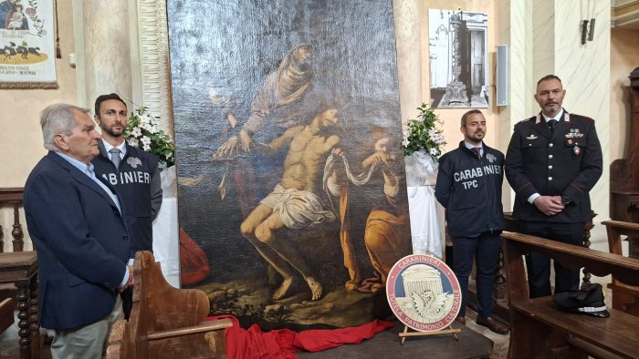 Sovicille, dopo trent&rsquo;anni torna a Ponte allo Spino la tela di Domenico Manetti