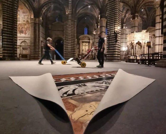 Duomo di Siena, scoperture straordinarie del Pavimento fino al 15 novembre per l&rsquo;Anno di San Francesco